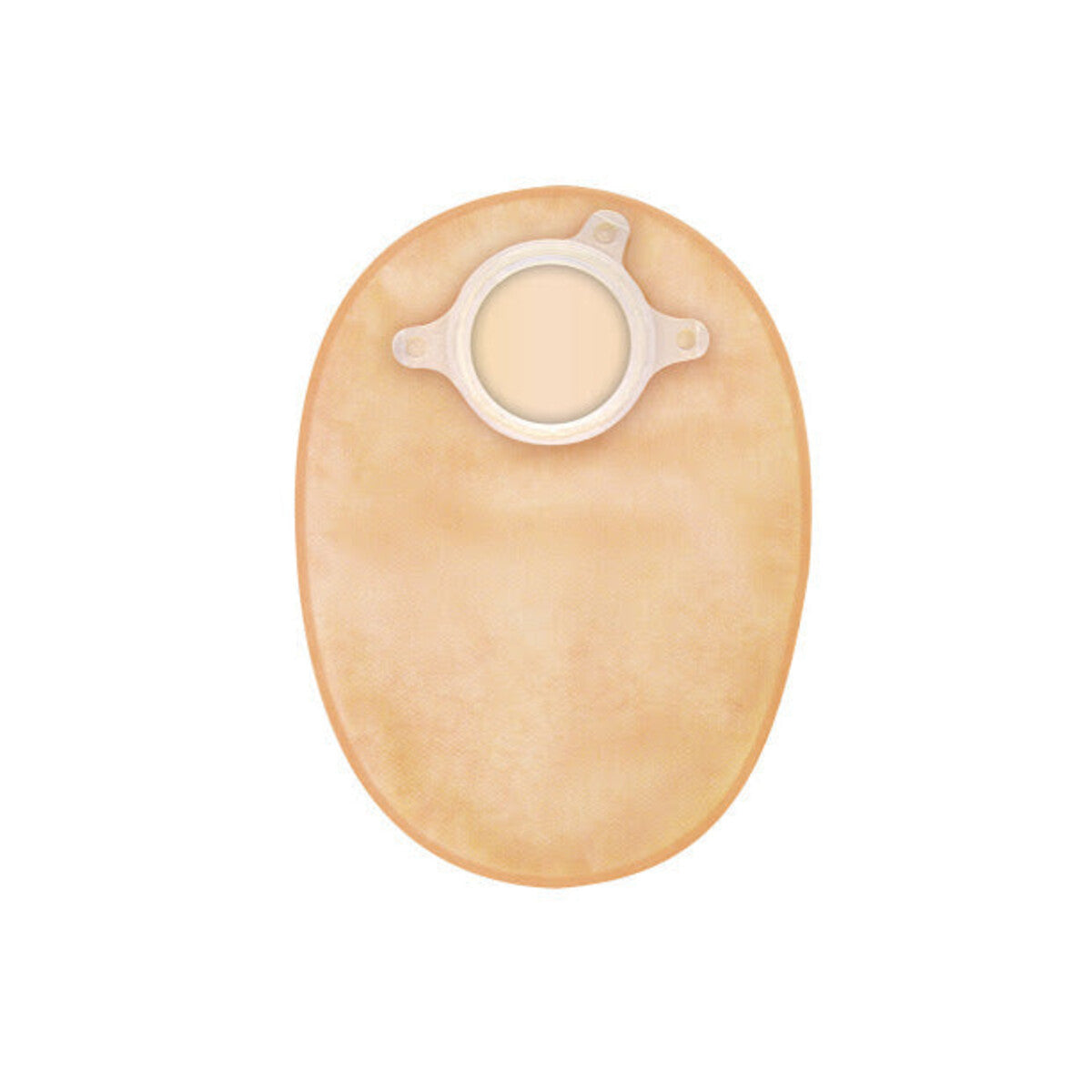 Bolsa de colostomía cerrada opaca ConvaTec Natura sobre fondo blanco