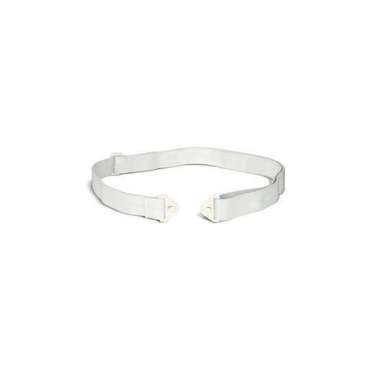 Cinturón blanco ConvaTec SUR-FIT Plus 175507 con broches plásticos, sobre fondo blanco