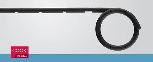 Catéter ureteral doble J de silicona negra radiopaca Cook Medical Black Silicone