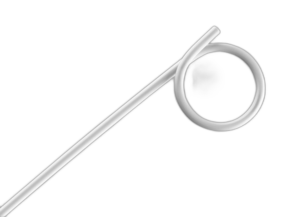 Set de catéter doble J Cook Sof-Flex pediátrico 3 Fr x 14 cm, sobre fondo blanco