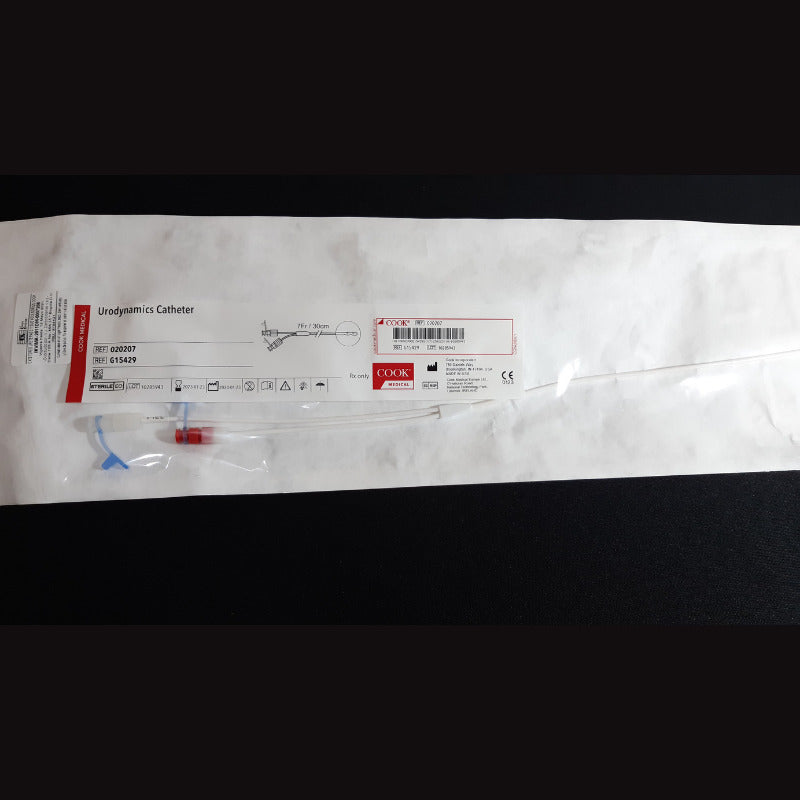 Catéter Cook para urodinamia 020207, 7 Fr x 30 cm