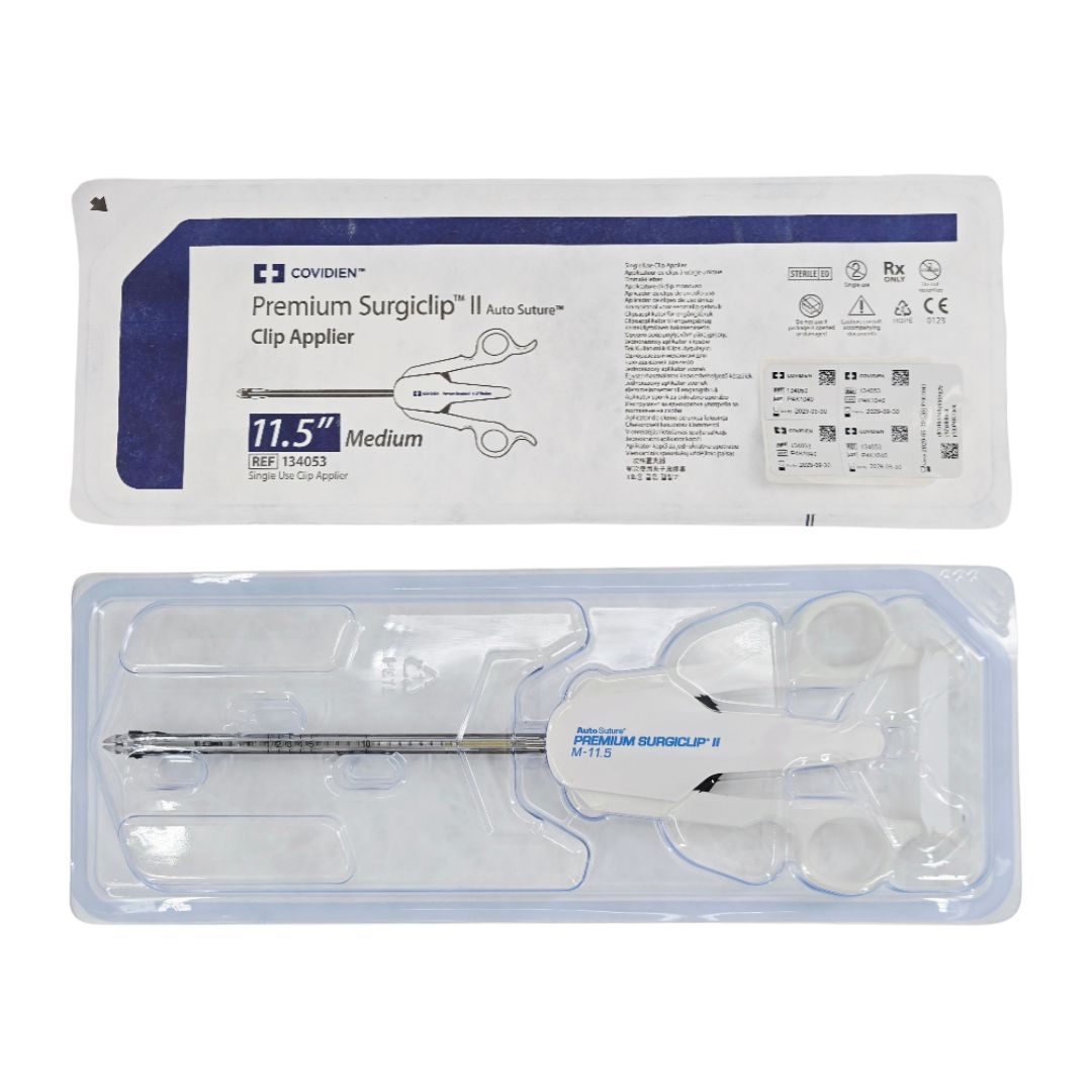 Covidien Premium Surgiclip II 134053 — aplicador automático mediano de 11.5 pulgadas