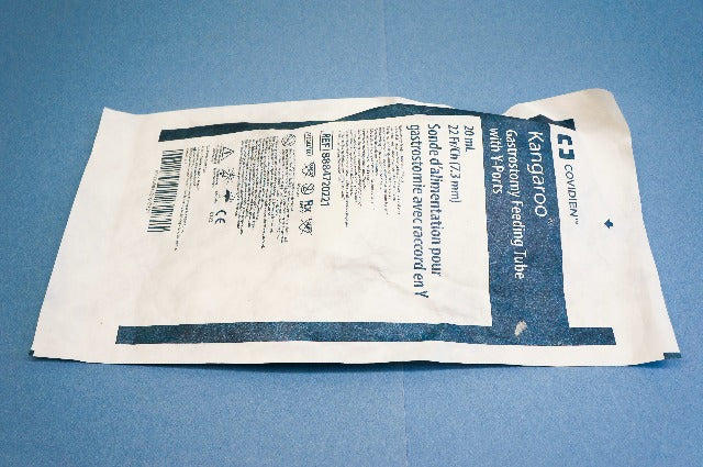 Sonda de gastrostomía COVIDIEN Kangaroo 8884720221, 22 Fr con balón de 20 mL y puerto en Y