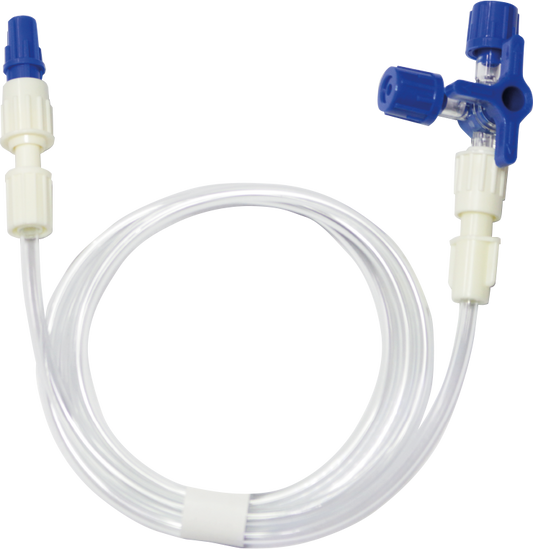 Dentilab llave de 4 vías con extensión de 80 cm