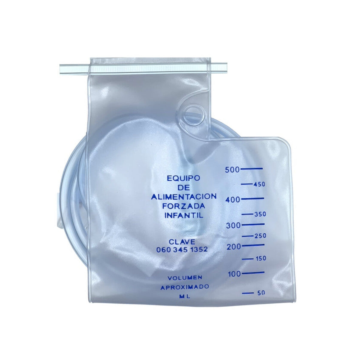 Bolsa Dipmac de equipo de alimentación forzada infantil con escala hasta 500 ml y clave 060 345 1352