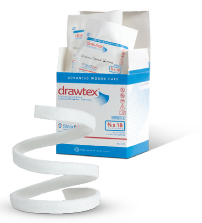 Drawtex tira hidroconductiva de 1 x 46 cm para heridas cavitadas