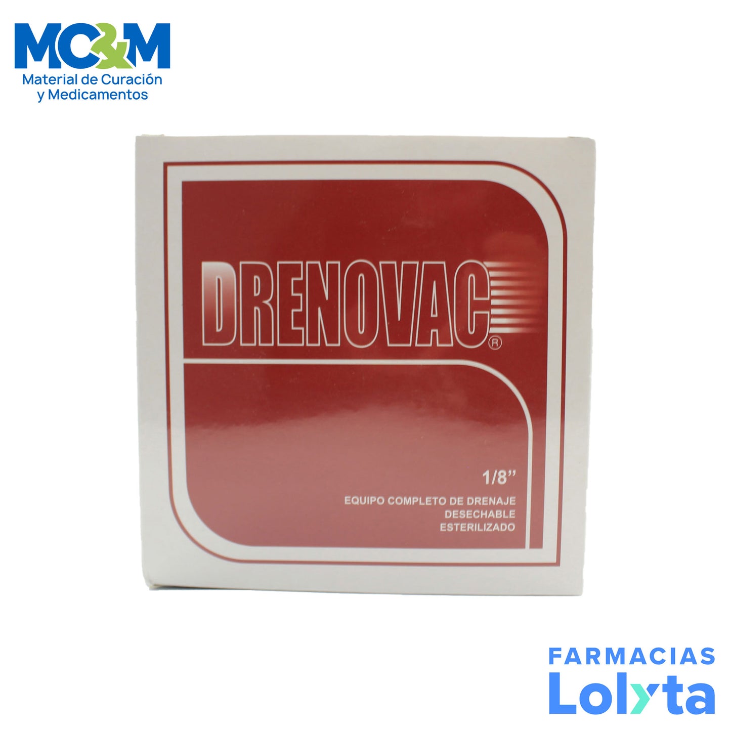 Drenovac rojo equipo de drenaje 1/8 pulgadas 3 mm