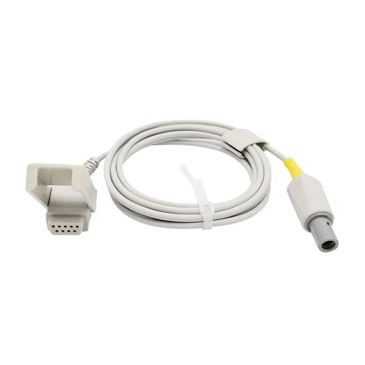 Cable extensor Xignal ECMP1 enrollado, para sensores SpO2 modelos M15 y M12.
