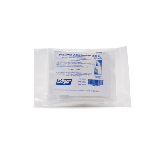 Empaque Edigar AA10406 para niña de 50 ml, etiqueta contenido 10 piezas