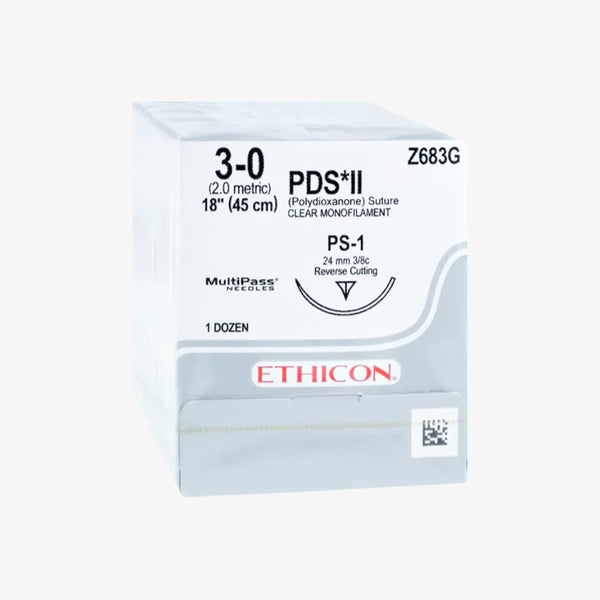Ethicon PDS II Z683G 3-0 PS-1 45 cm