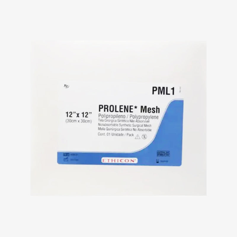 Malla quirúrgica Ethicon PROLENE PML1 de polipropileno de 30 x 30 cm