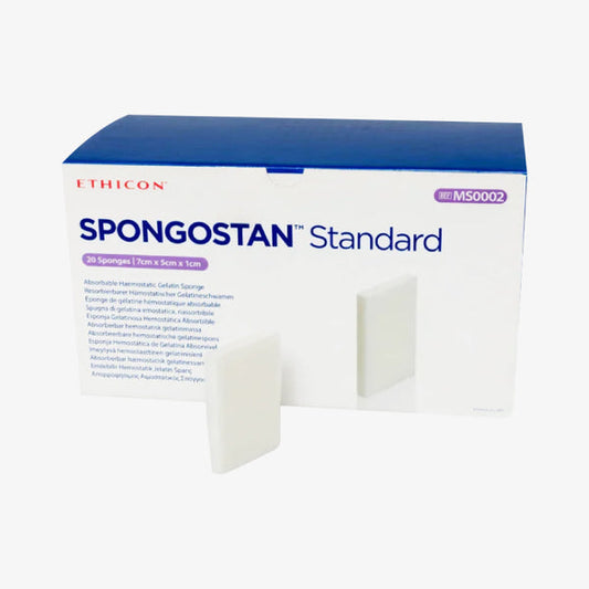 Esponja hemostática Ethicon SPONGOSTAN Standard MS0002 de 7 x 5 x 1 cm