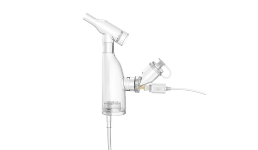 Montaje Aerotank con boquilla, módulo de malla, cable y tubería; la referencia vendida es la cámara con boquilla