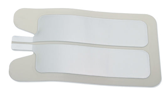 Placa de retorno FIAB REF F7820, adulta dividida sin cable, 202 × 101 mm, sobre fondo blanco