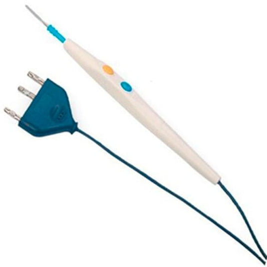 FIAB F4798, lápiz de electrocirugía desechable con botones y conector tripolar