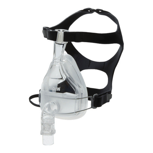 Fisher & Paykel FlexiFit 431 HC431NIV, máscara facial completa sobre fondo blanco