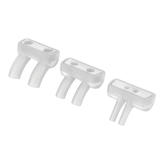 Fisher & Paykel FlexiTrunk BC5560-10, cánula nasal CPAP, 5.5 mm de narina y 6.0 mm de ancho septal | imagen de referencia de la familia