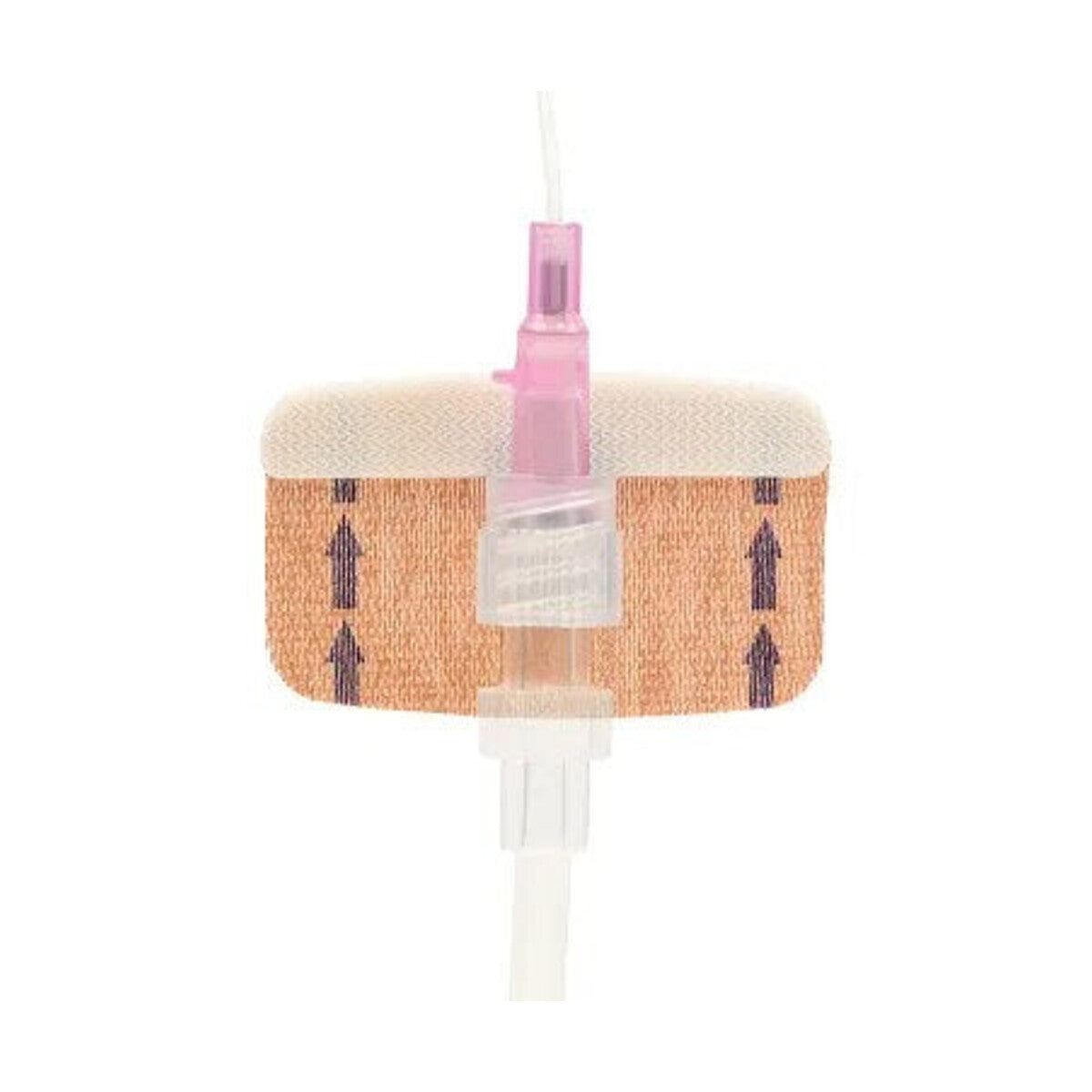 Fijador FlexGRIP Neo PIVC neonatal para catéter intravenoso sobre fondo blanco