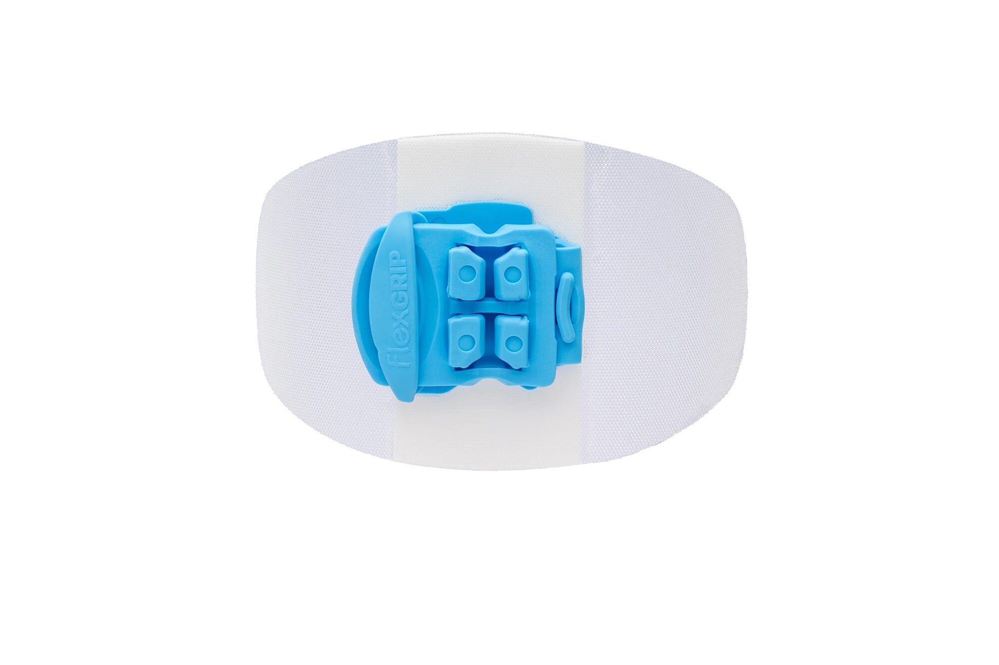 Fijador FlexGRIP para sonda Foley 11-18 Fr, vista de producto sobre el parche adhesivo