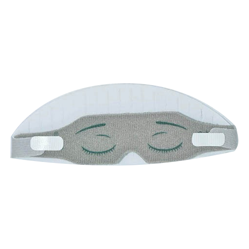 BabySleep HR-BS-M, antifaz verde macro para fototerapia con correa de sujeción