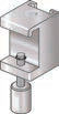 Soporte de riel Fisher & Paykel 900MR088, Dräger/Siemens, una pieza