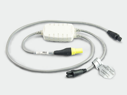 Adaptador Fisher & Paykel 900MR805 de cable calefactor dual para circuitos RT, conector amarillo y dos ramas, 1 pieza