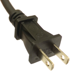 Detalle de la clavija del cable de alimentación Fisher & Paykel 900PT410US, versión US/Canadá