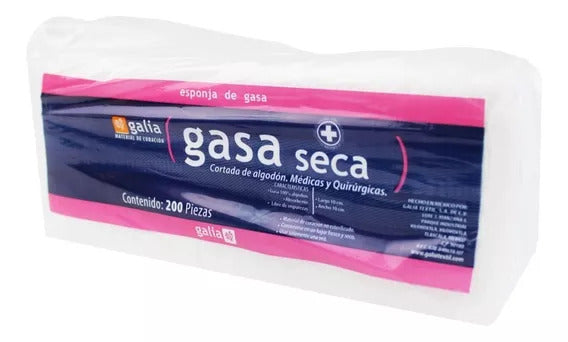 Galia gasa no estéril GT00367 7.5 x 5 cm tejido 20 x 12 200 piezas