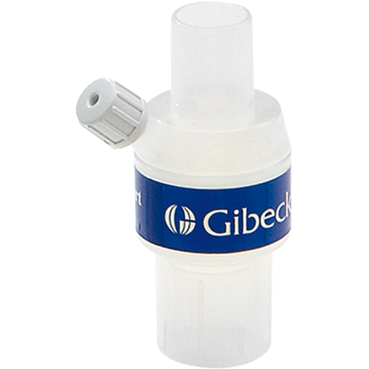 Gibeck Humid-Vent 1 Port HME, artículo 11132, imagen oficial sobre fondo blanco