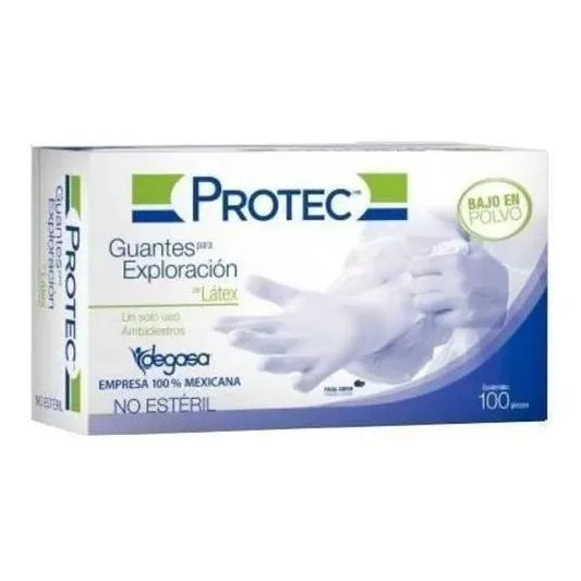 Guante de látex para exploración Protec ambidiestro no estéril