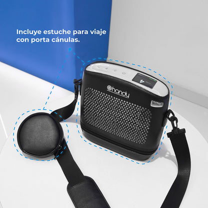 Estuche de viaje del Handy 7F-7 con porta cánulas