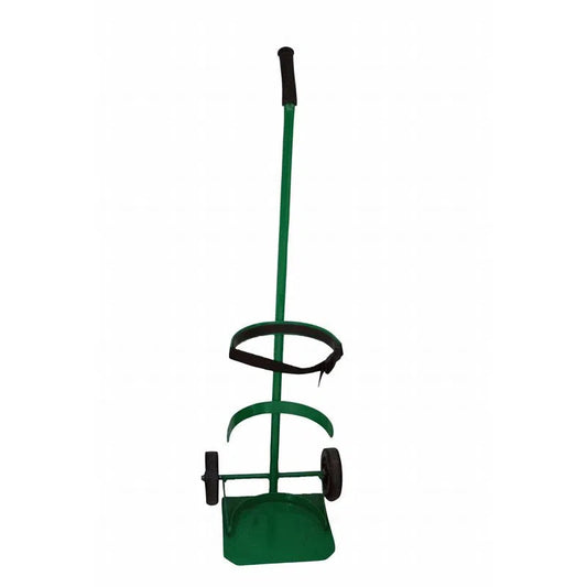 Carro porta tanque de oxígeno Handy COX2 verde para modelo M60-M90, completo y sin cilindro.