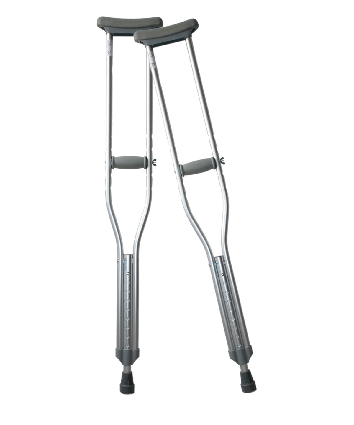 Par de muletas axilares de aluminio Handy MLT-M, talla junior