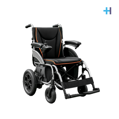 Silla de ruedas Handy S500 completa, con palanca de mando, reposapiés y ruedas neumáticas