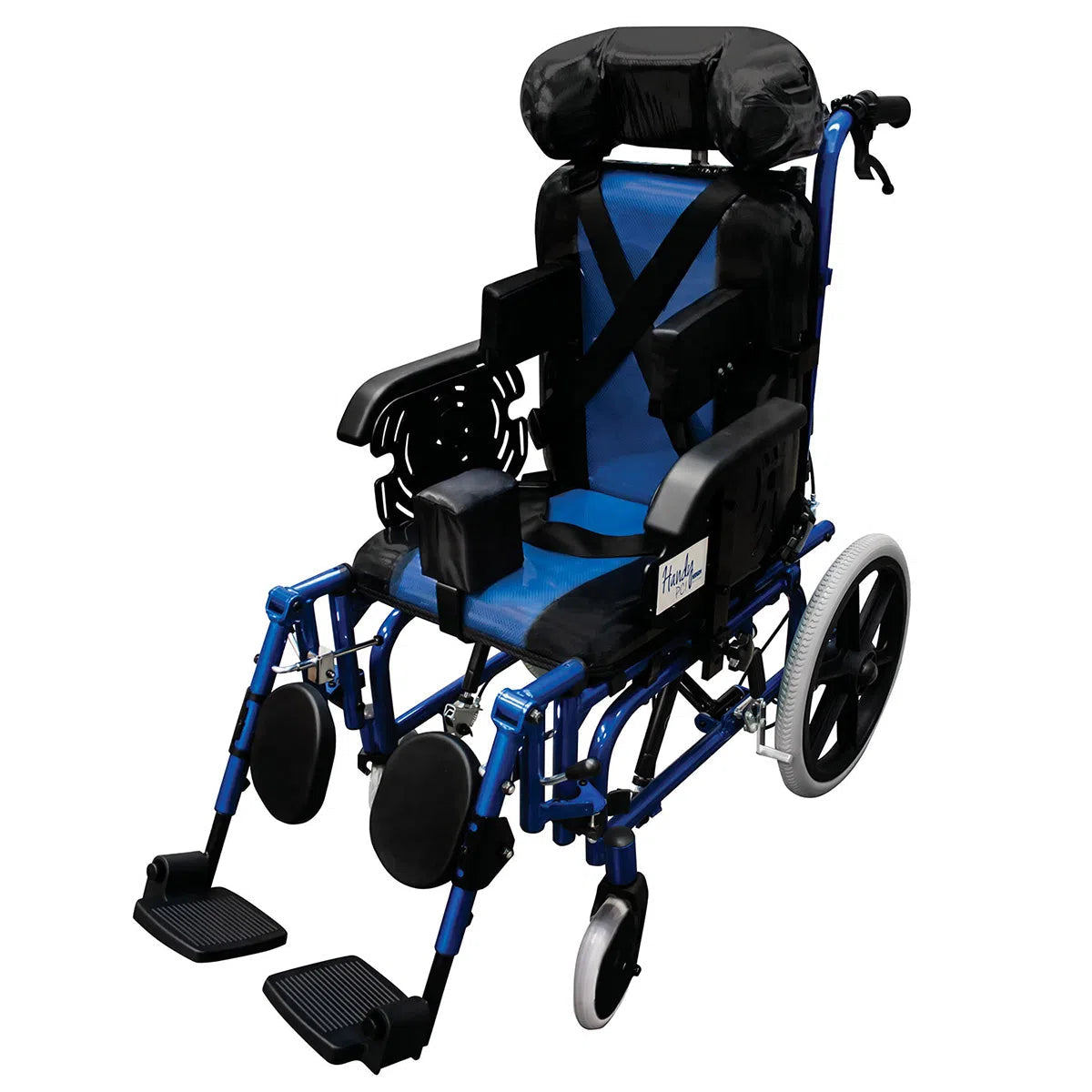 Silla de ruedas infantil Handy S700 completa, con cabecera, cinturón y elevapiernas