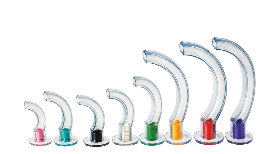 Set de cánulas de Guedel de 8 piezas Dencof — set de 8 piezas — fotografía 1