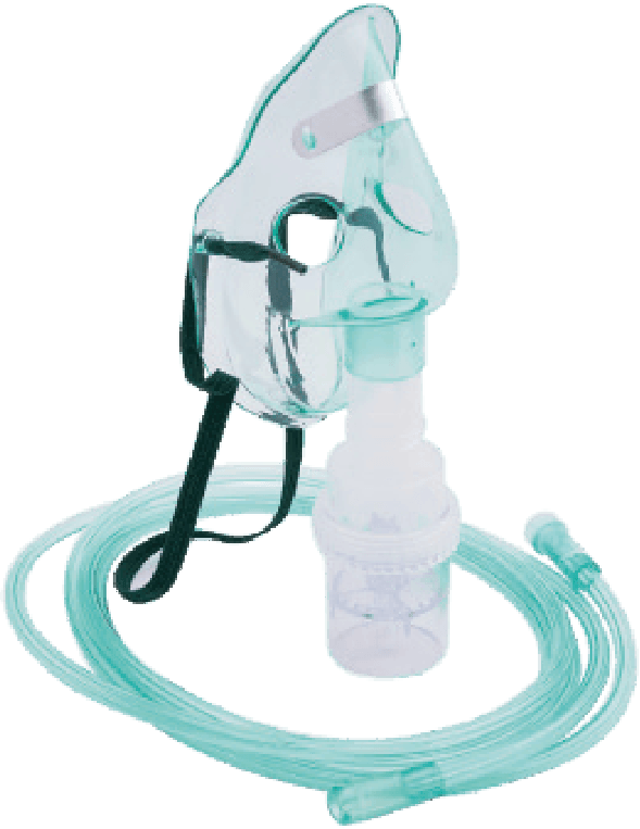 Set para nebulizar con mascarilla pediátrica Dencof — 1 pieza — fotografía 1