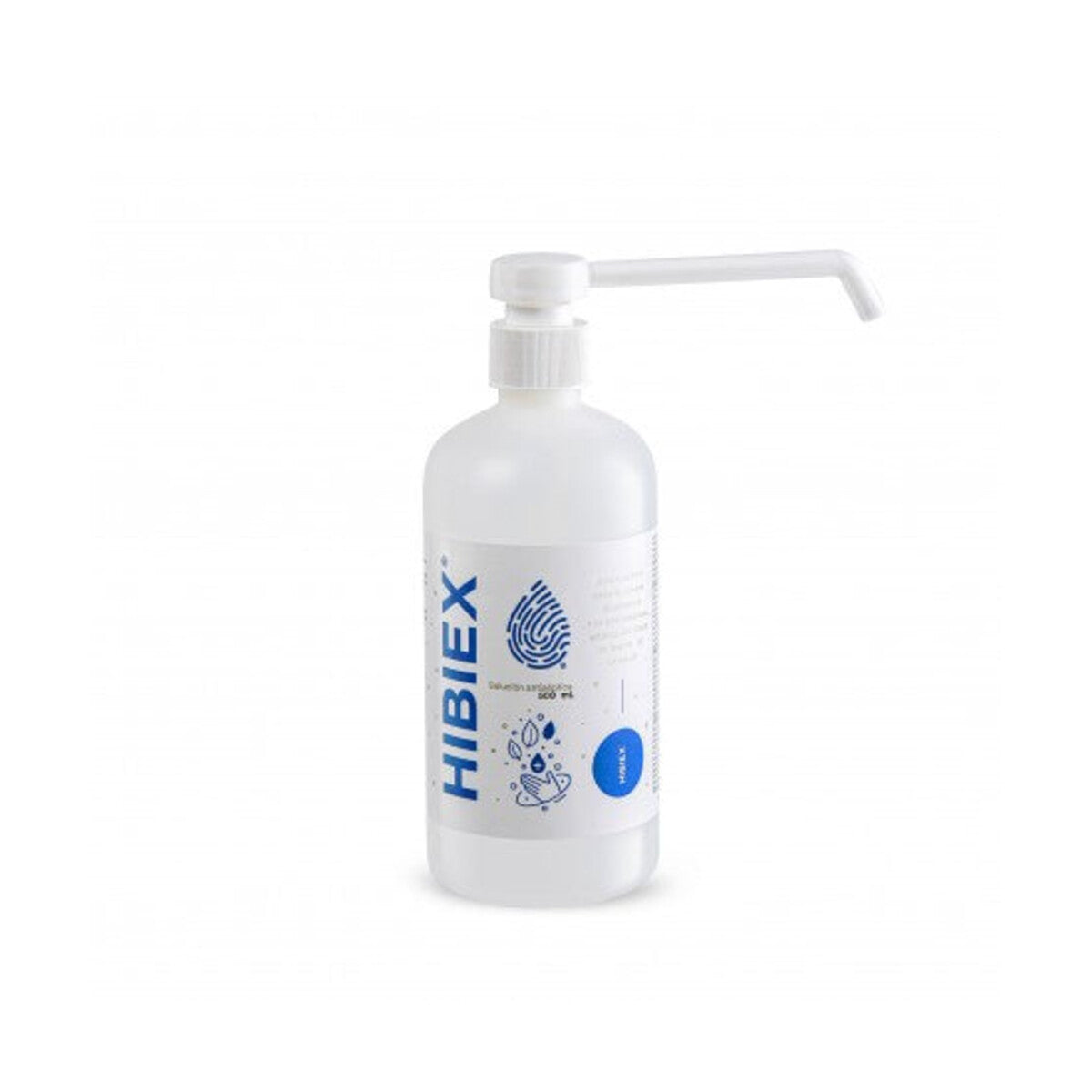 Hibiex solución antiséptica con clorhexidina de 500 ml sobre fondo blanco