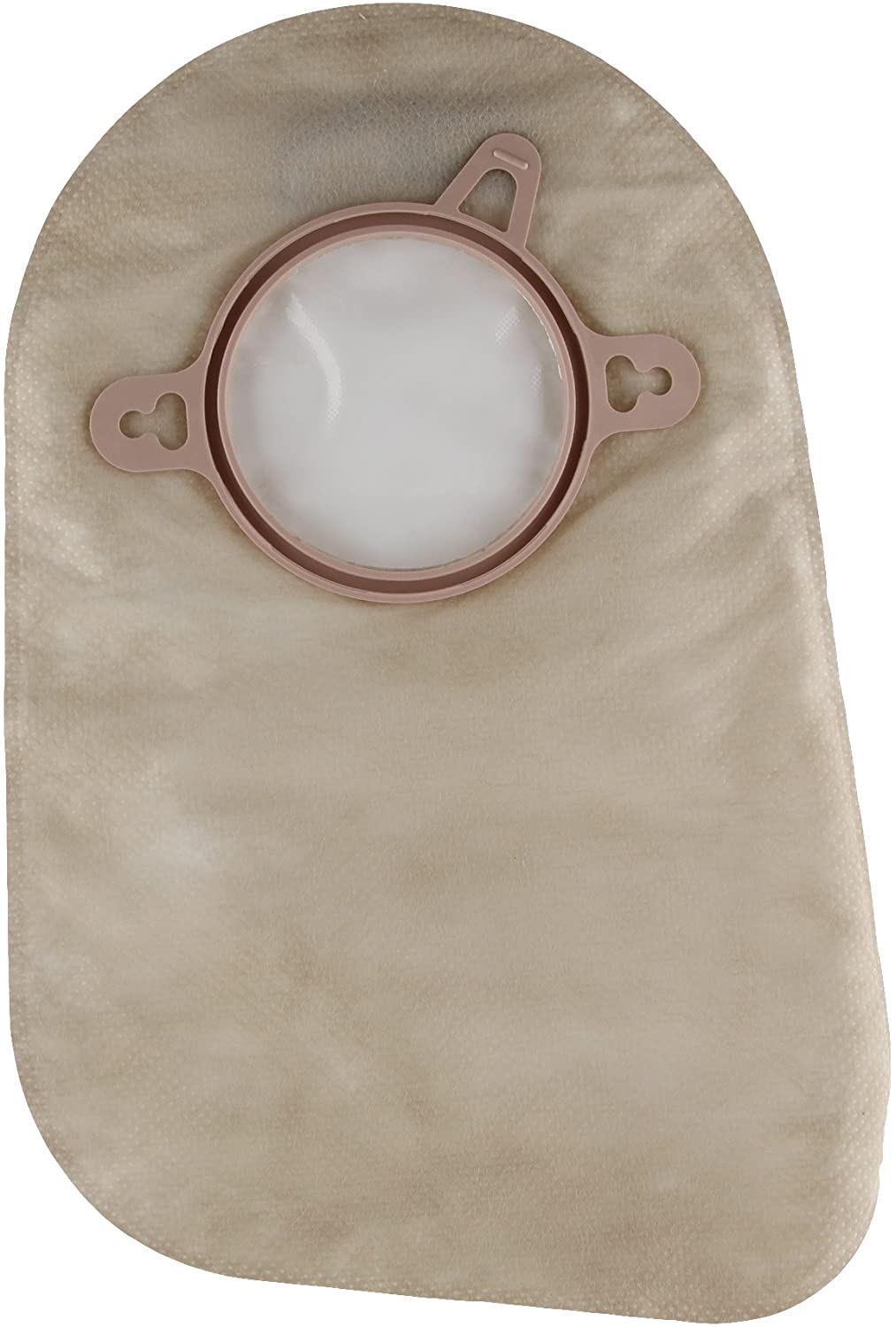 Bolsa Hollister New Image 18373, aro beige con presillas para cinturón, sobre blanco
