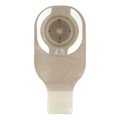 Bolsa de colostomía Hollister CeraPlus Soft Convex, sobre fondo blanco