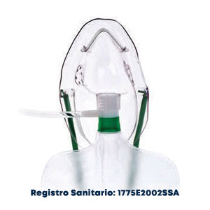 Hudson RCI HUD1011, mascarilla alargada de oxígeno pediátrica con reservorio