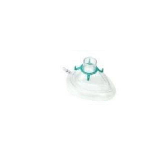 Mascarilla Hudson RCI Sure Seal 1280, talla adulto joven n. 3, anillo verde, válvula de inflado y conector 22 mm, 1 pieza