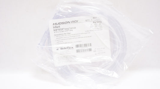 Cánula nasal infantil Hudson RCI HUD1828 Softech con tubería Star Lumen de 7 pies