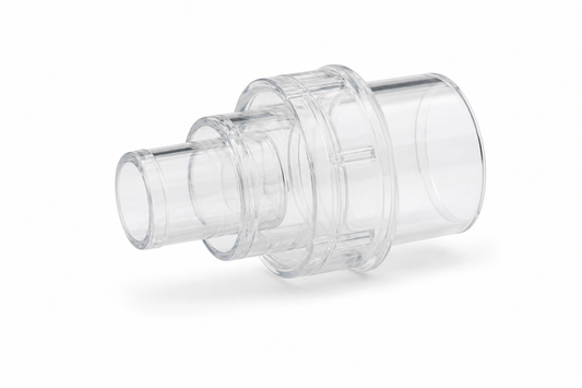 Imagen optimizada: adaptador múltiple transparente Hudson RCI HUD1422 de 15 mm interno por 22 mm externo, sobre fondo blanco