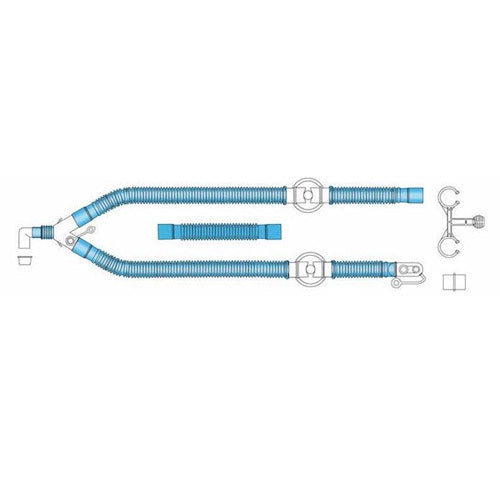 Hudson RCI 1615, circuito para ventilador adulto de 1.50 m con dos trampas de agua