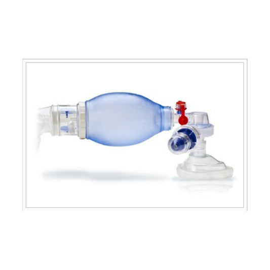 Hudson Lifesaver 5367 resucitador desechable pediátrico sobre fondo blanco