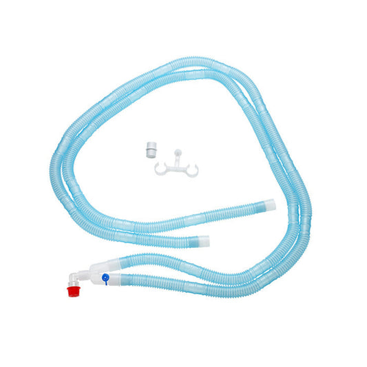 Hudson RCI 1607 circuito para ventilador adulto de 1.80 m con puerto de temperatura sobre fondo blanco