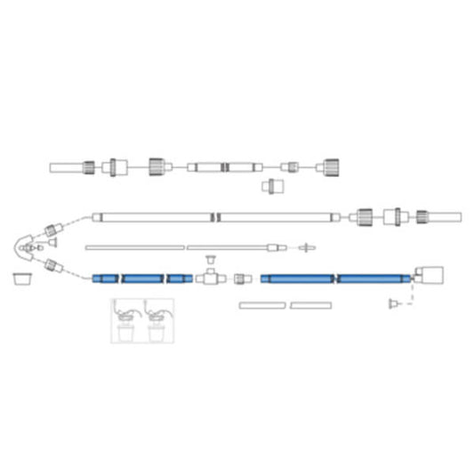 Circuito neonatal Hudson RCI HUD78010 de doble rama con trampas de agua