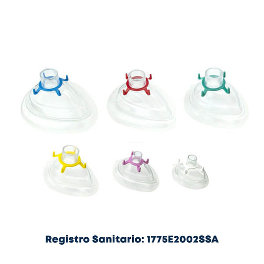 Hudson RCI Sure Seal 1271, mascarilla de anestesia neonatal sin válvula