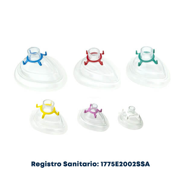 Hudson RCI Sure Seal 1274, mascarilla de anestesia adulto joven sin válvula